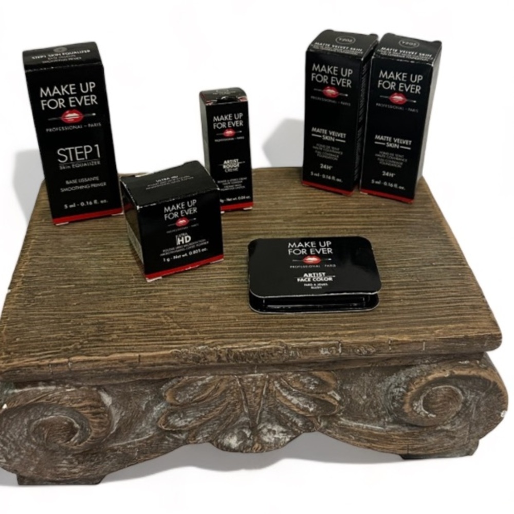 Make Up 4 Forever Set|Bundle Velvet Skin|Skin Equalizer|Loose Powder|Blush NIB
